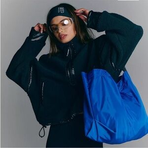 Free People FP Movement Mountain High Shine Half Zip Pullover Jacket